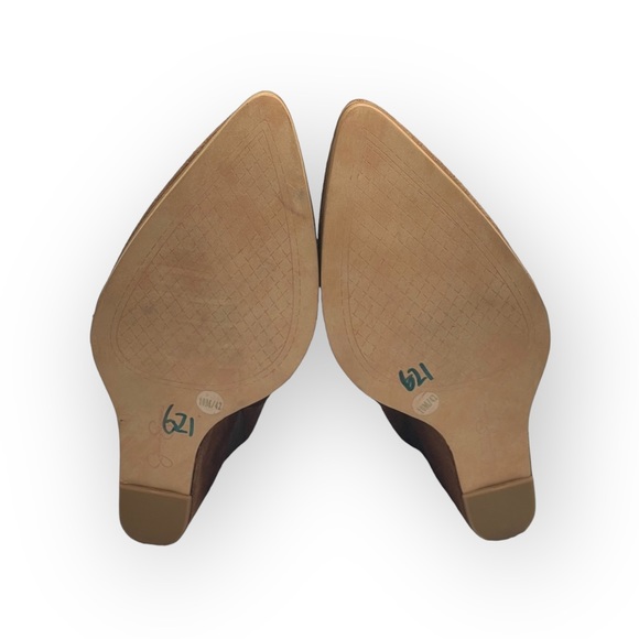 new Jessica Simpson 𖤐 Hilrie Wedge Heel Western Booties 𖤐 Brown Suede 𖤐 10M - Picture 11 of 16